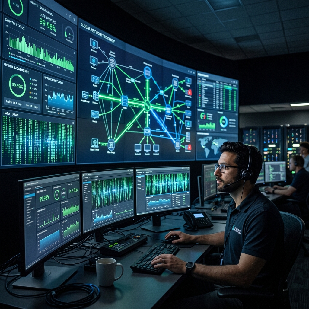 Monitoreo de servidores y red