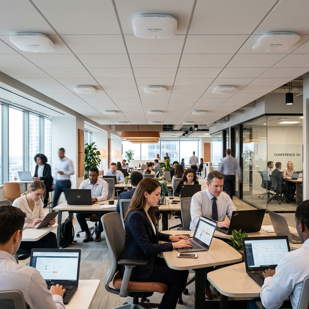 WiFi 6 empresarial y movilidad